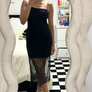 Abercrombie and Fitch lace midi dress